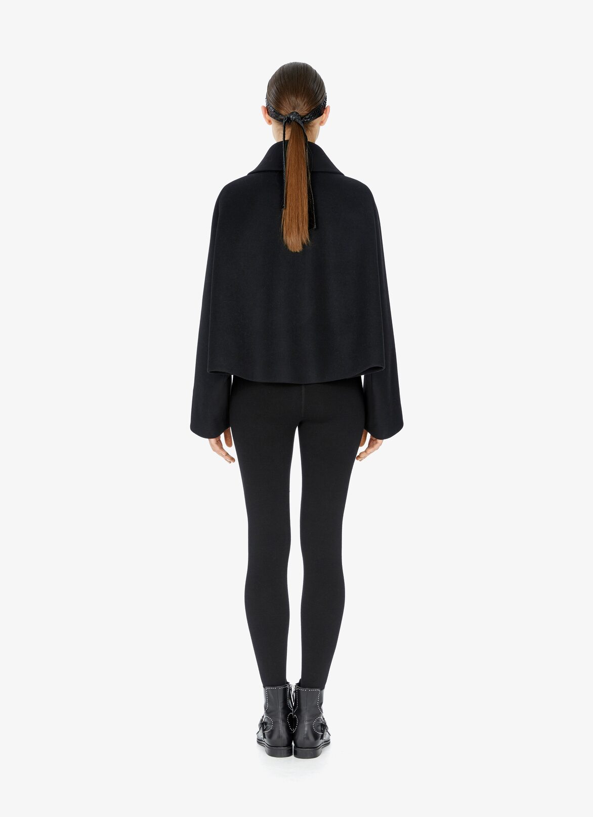JACKET DRAP DOUBLE BLACK ALAÏA BLACK JACKET DRAP DOUBLE BLACK